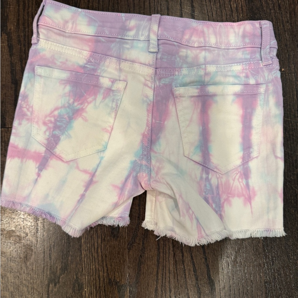 Girls Gap Kids Size 8 Jean Tie-Dye Shorts